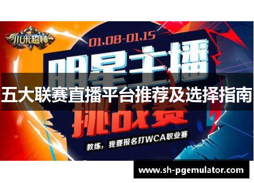 五大联赛直播平台推荐及选择指南